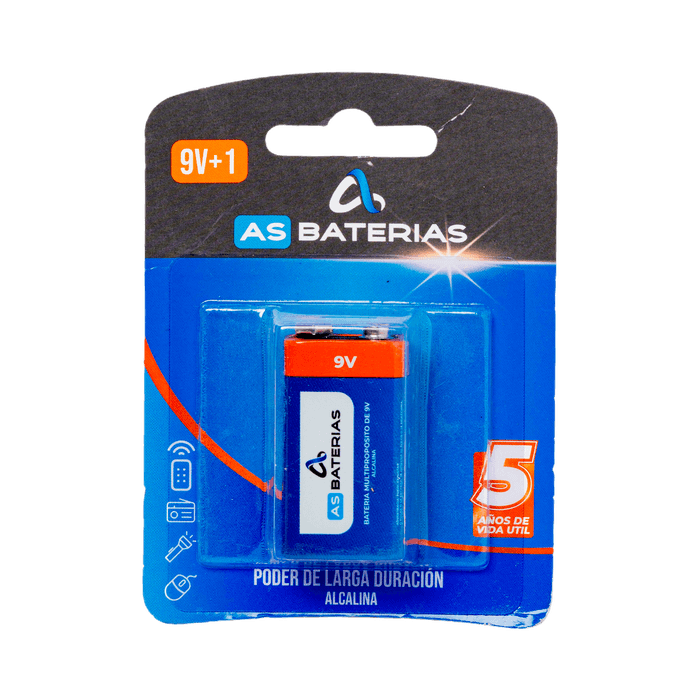 Batería alcalina de 9V