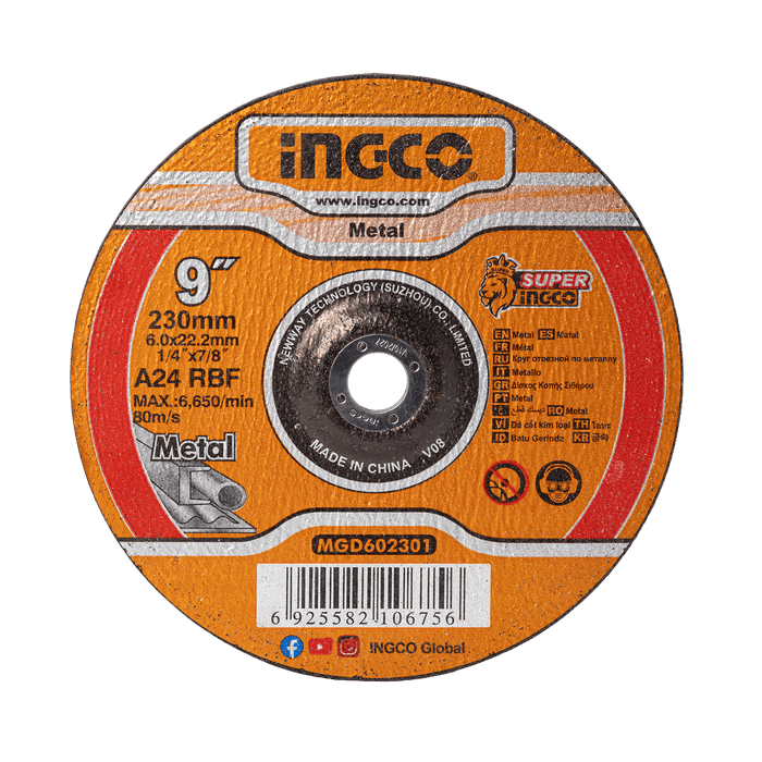 Disco de Desbaste para Metal 9"